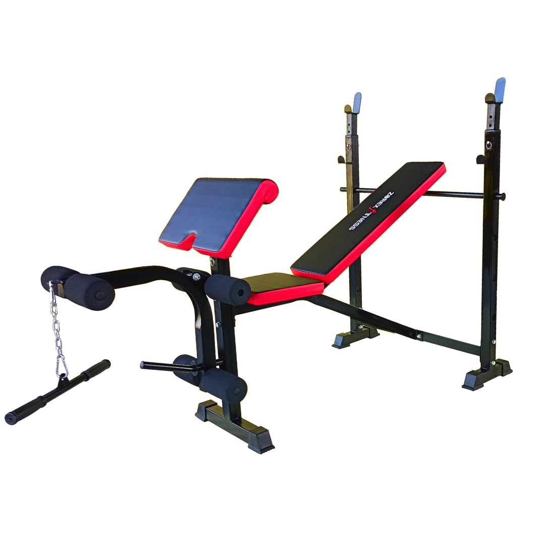 Zorex Fitness ZF-104 Adjustable Bench for Home Gym, Benchpress for